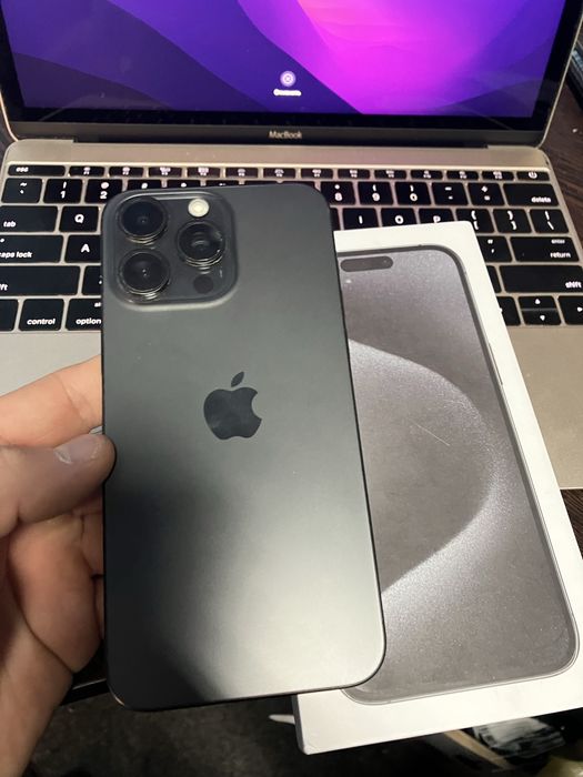Apple iphone 15 Pro Max 256Gb Black Titanium физ сим
