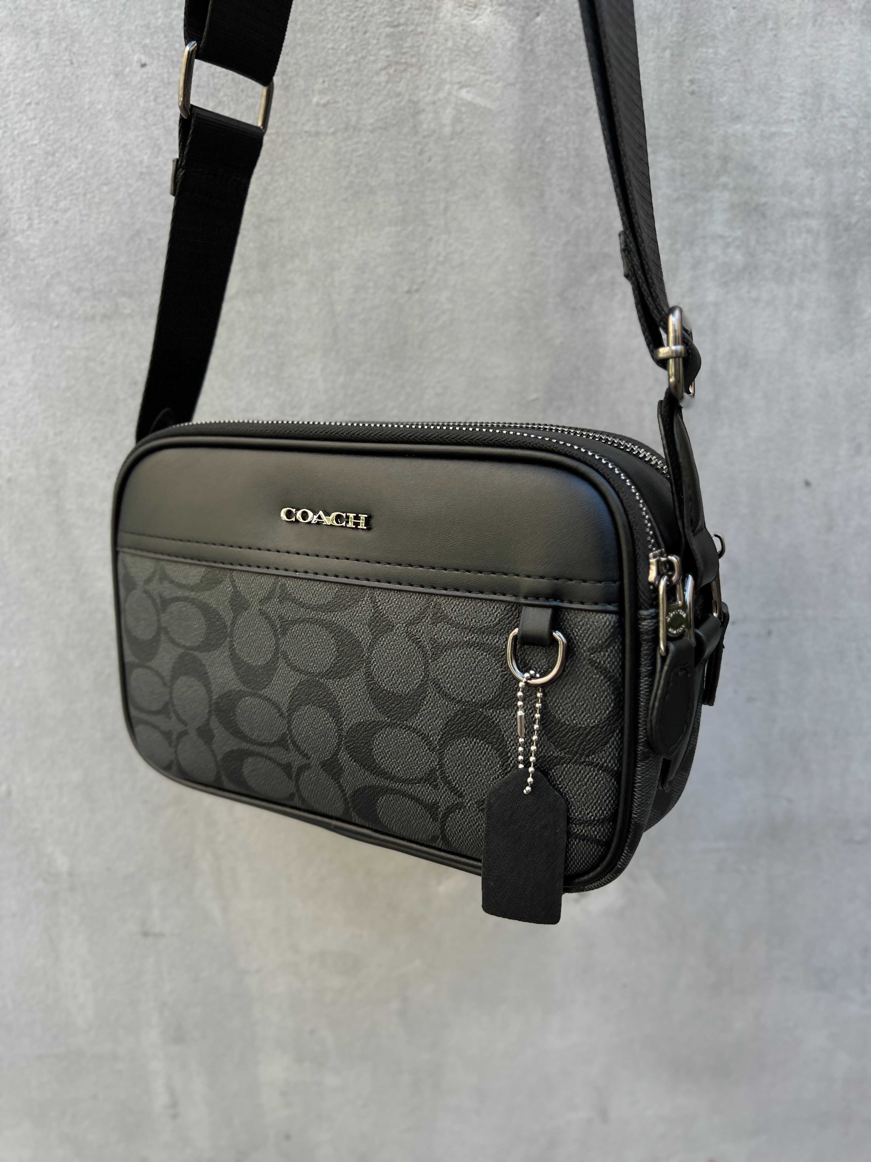 Сумка Coach чоловіча через плече