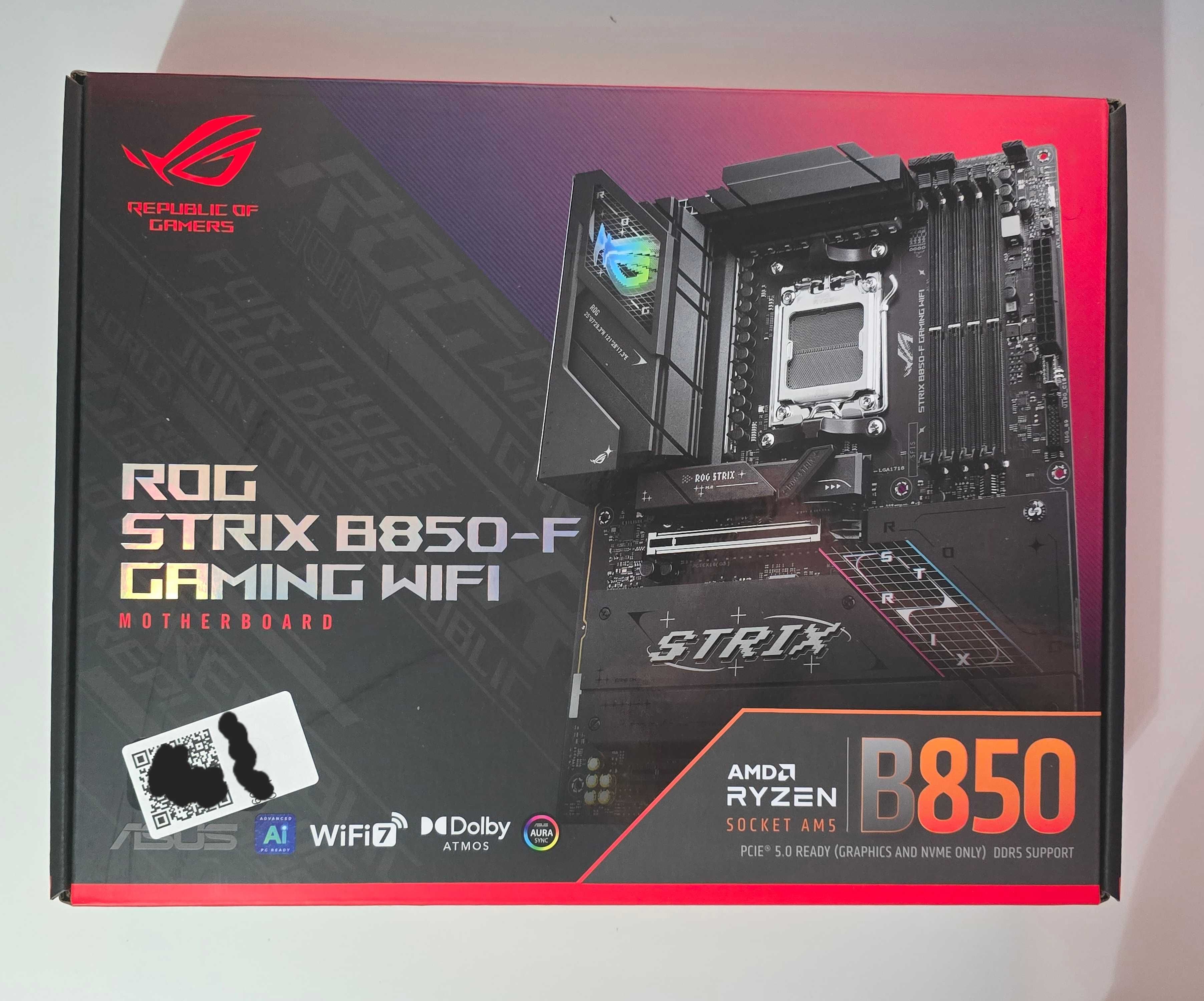 (NOVO/SELADO) Asus ROG Strix B850-F Gaming WIFI AM5