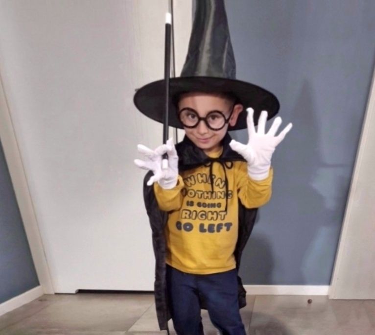 Kostium strój magika magik czarodziej Harry Potter balik przebranie