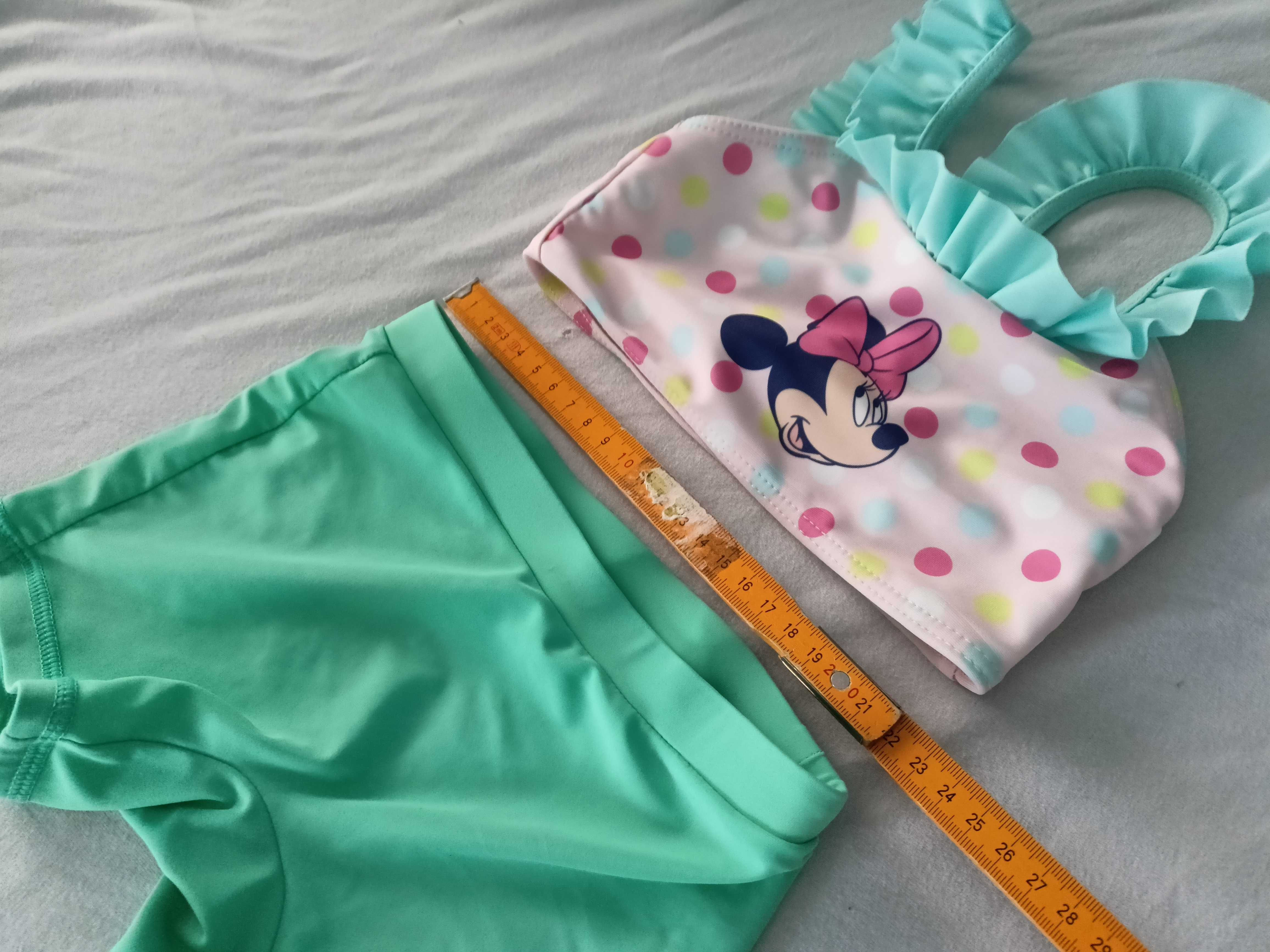 kostium strój kąpielowy dwuczęściowy myszka minie 92 disney