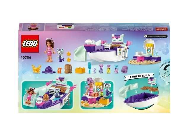 LEGO Gabby's Dollhouse Statek i spa Gabi 10786 Lego Zestaw