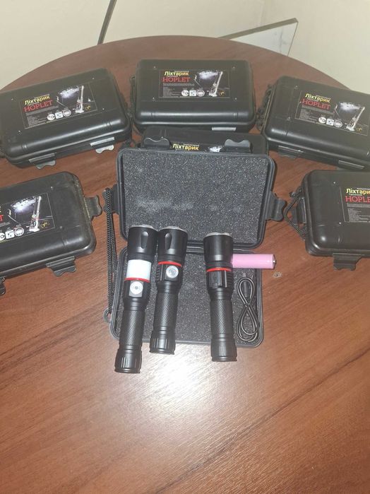 РОЗПРОДАЖ! Акумуляторний ліхтар фонарь потужний водозахисний ручний