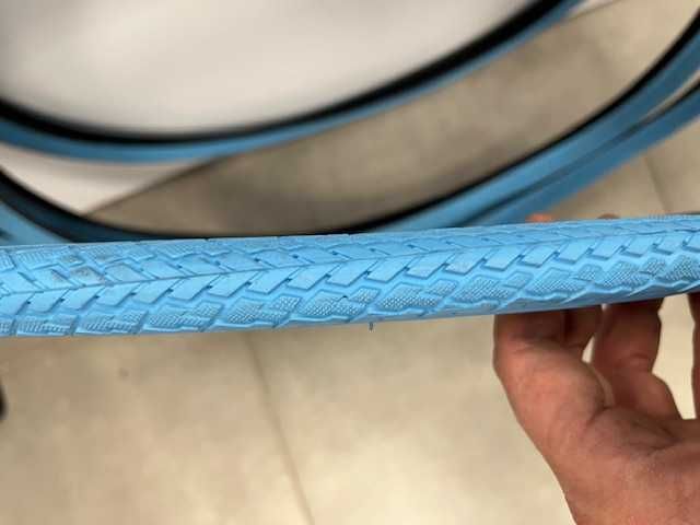 2 x opona rowerowa Deli Tire 28" 700x35c niebieska 2szt.