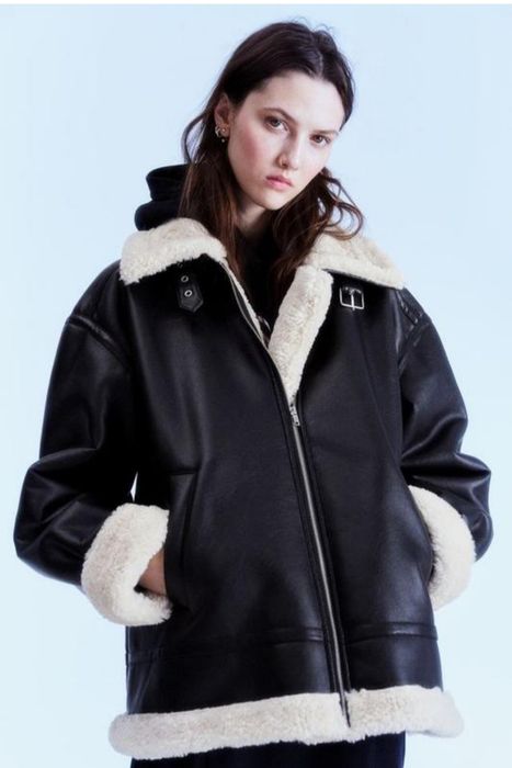 Розкішна нова дублянка косуха авіатор h&m