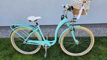 Stylowy rower miejski LeGrand z koszykiem