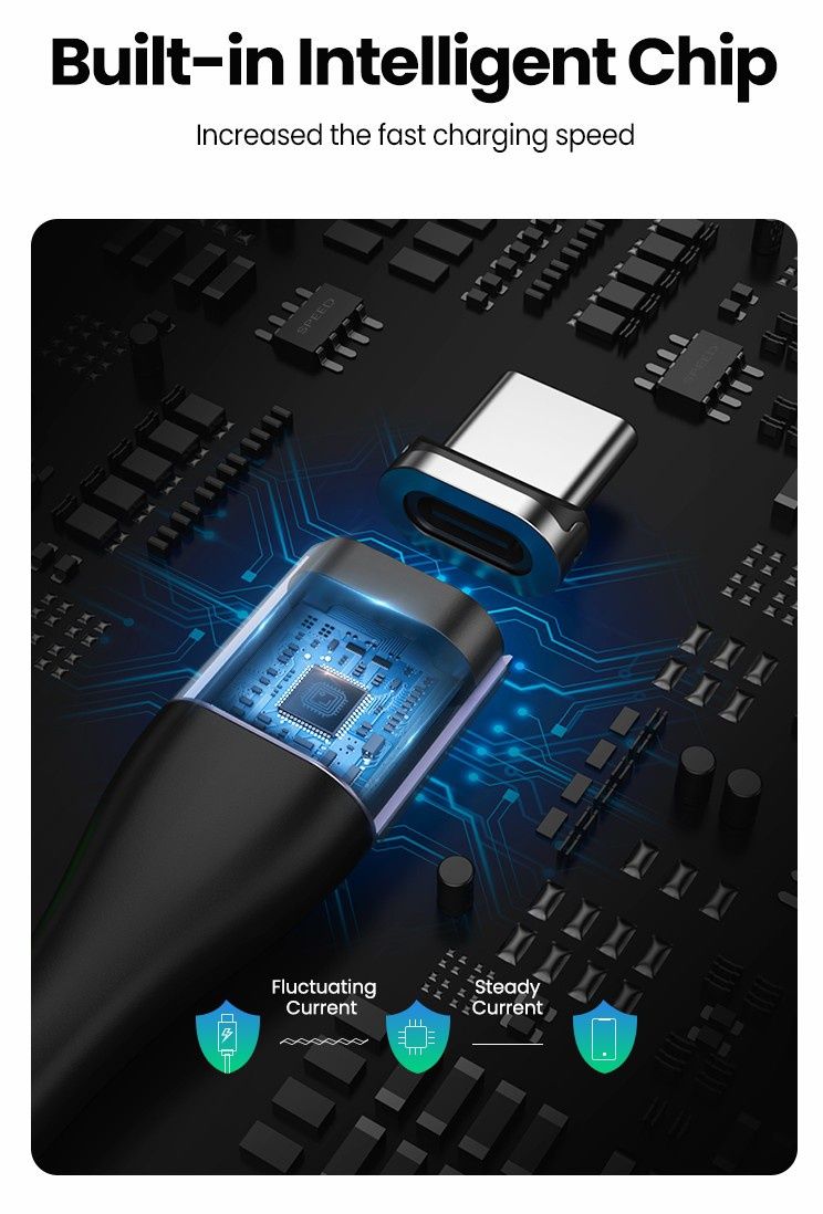 UGREEN MAGNETIC тип MICRO PLUG USB кабель для зарядного устройства