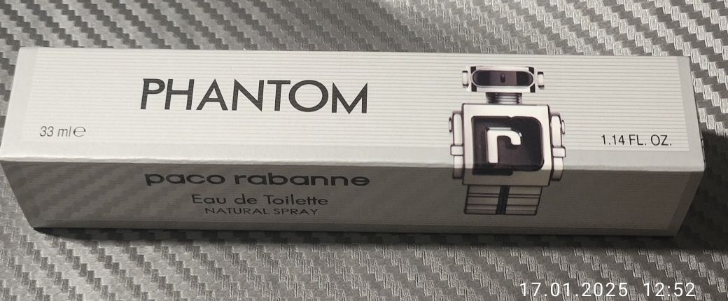 Perfumy męskie P&R Phantom33ml