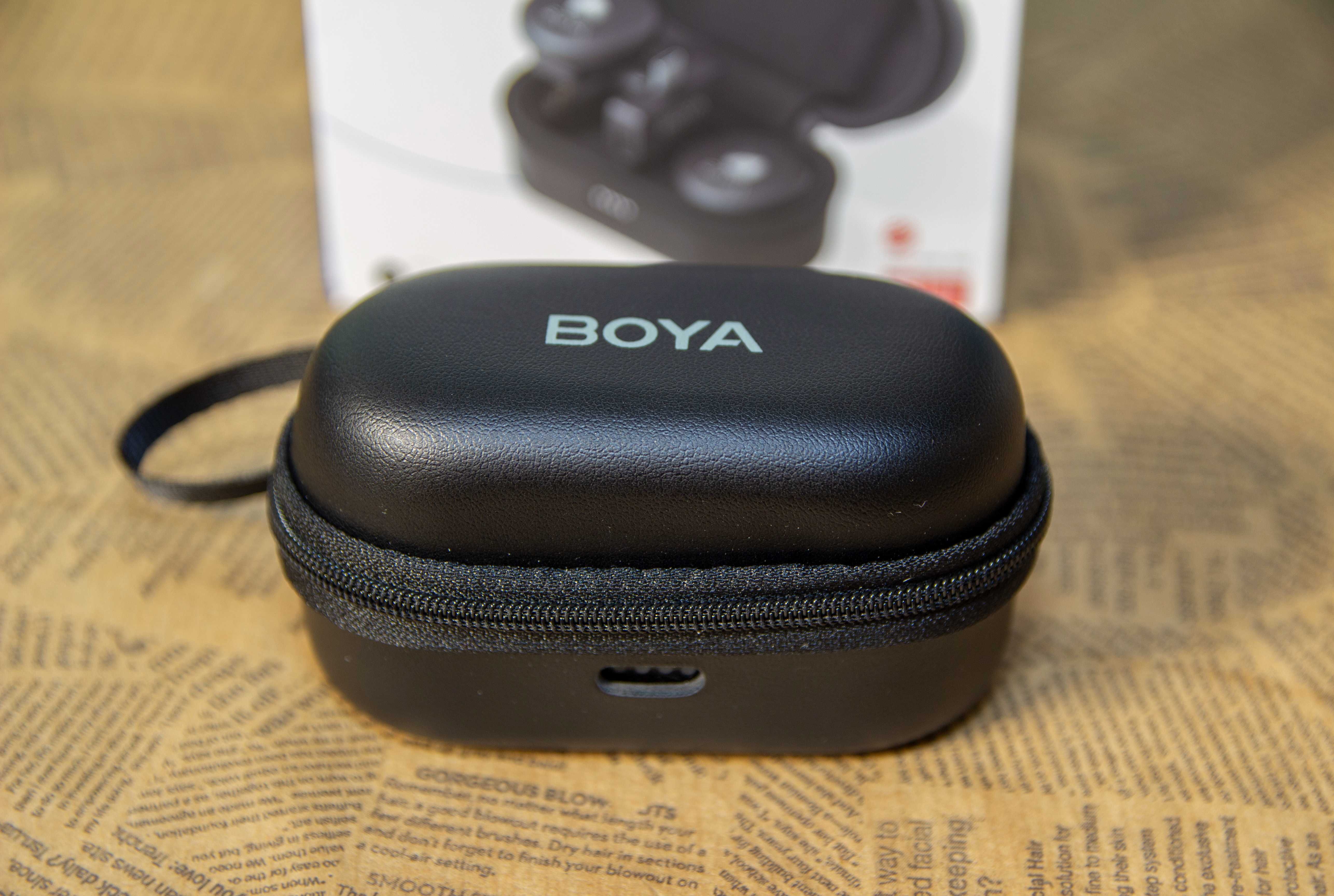 ТОП! Бездротовий мікрофон блогера BOYA Omic-U type-C(Black)|Петличка
