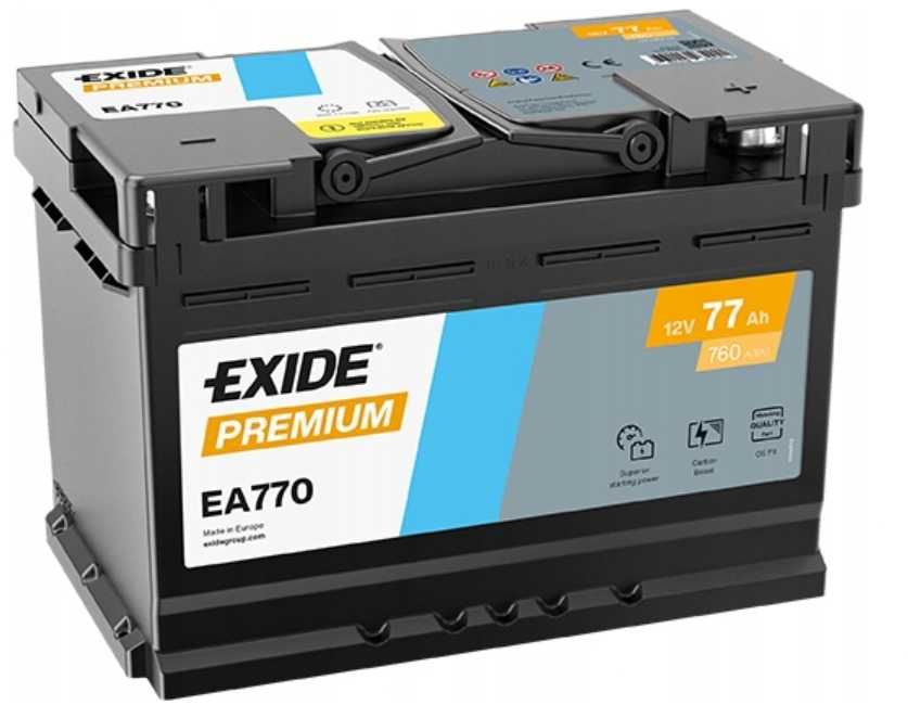 Akumulator Exide Premium EA770 12v 77ah 760a Radom WYSYŁKA
