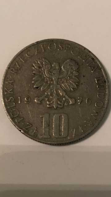 Moneta 10 zł Bolesław Prus 1976