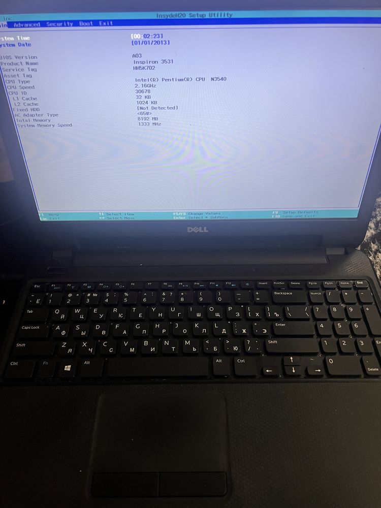 Ноутбук Dell inspiron 15 3531