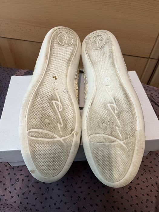 Кожанные  кеды Donald J Pliner большого размера