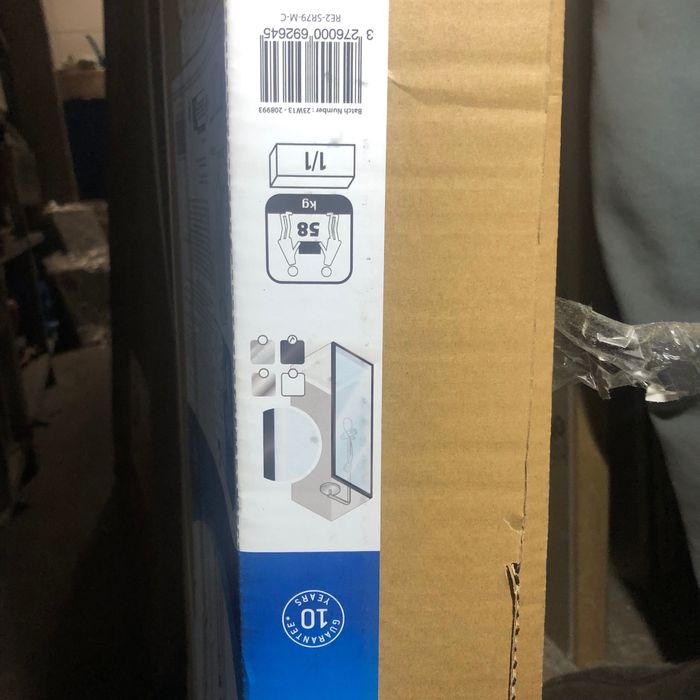 Kabina prysznicowa Remix marki Sensea kolor czarny, nowa