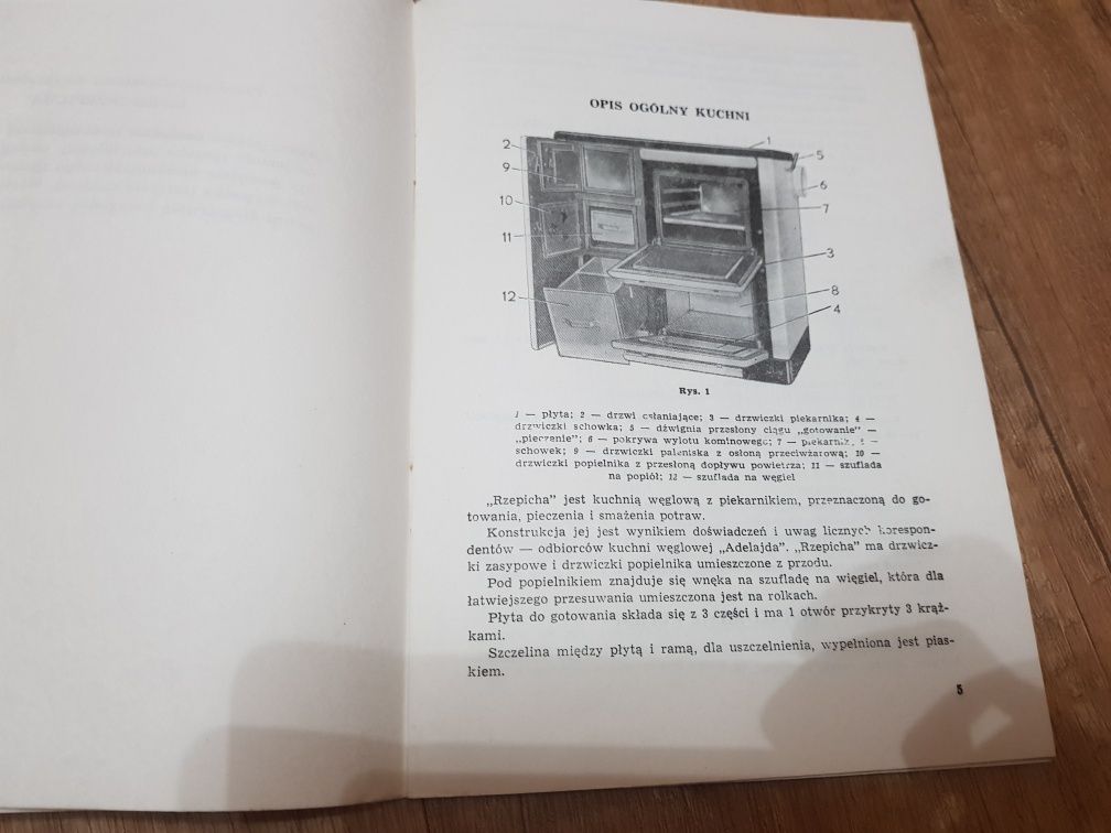 Kolekcjonerska instrukcja kuchni węglowej 'Rzepicha'