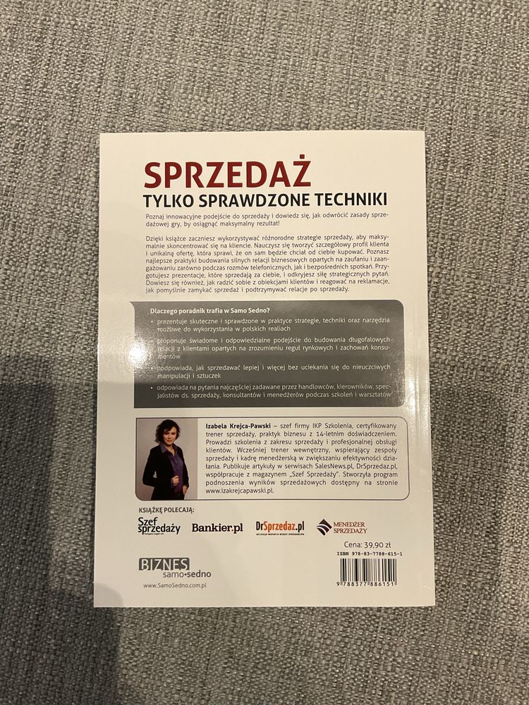 Książka Sprzedaż tylko sprawdzone techniki - Izabela Krejca-Pawski