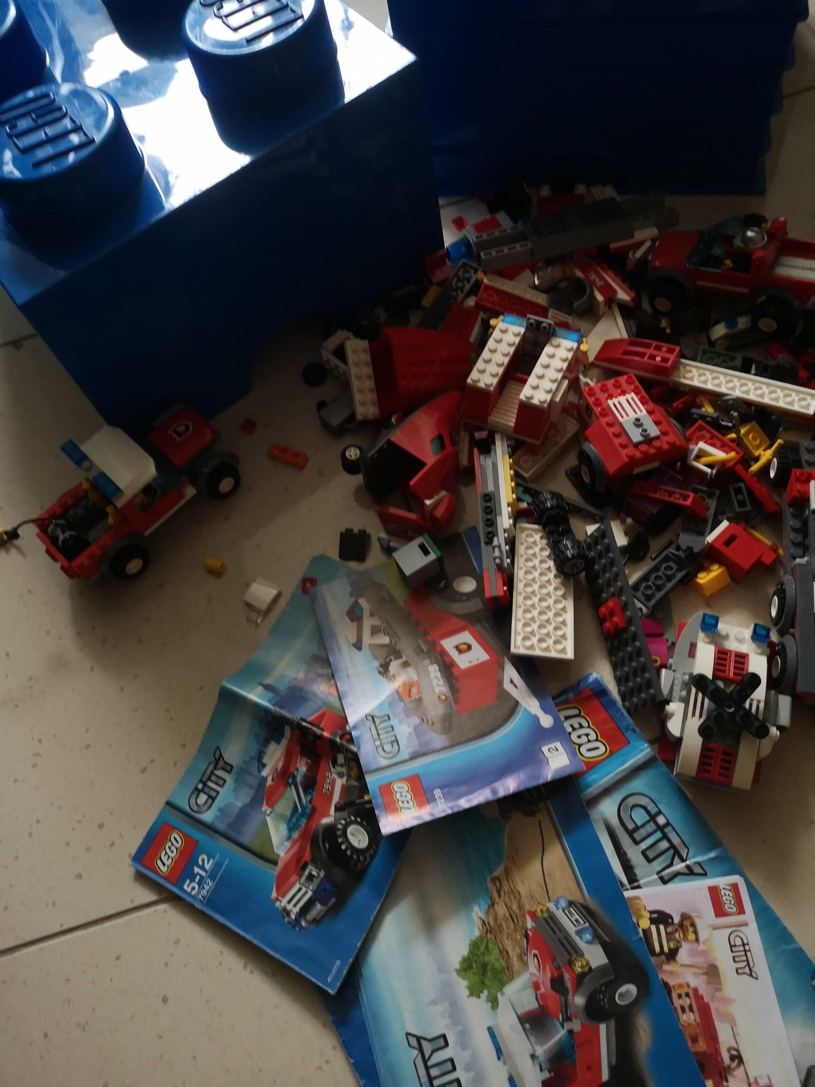 Zestaw klocki Lego Straż Pożarna + Duży LEGO