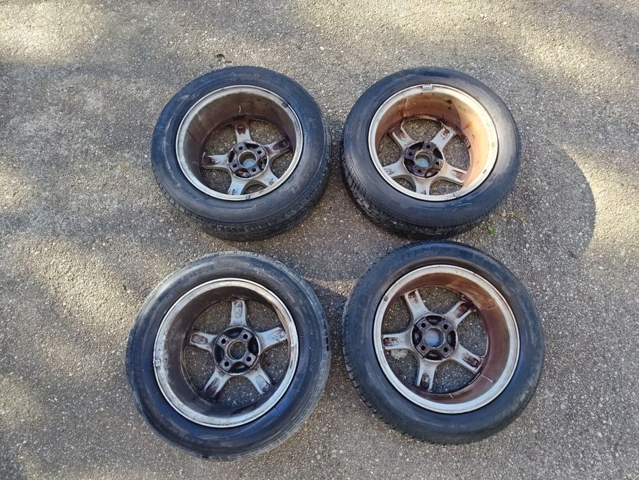 Sprzedam 4 Alufelgi DEZENT 15, 6.5jx15H2 wraz z oponami