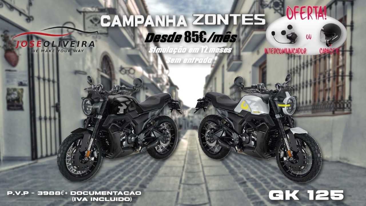 Zontes GK 125 - Campanha 85€