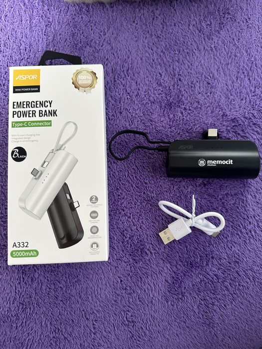 Powerbank nowy 5000 mAh aspor