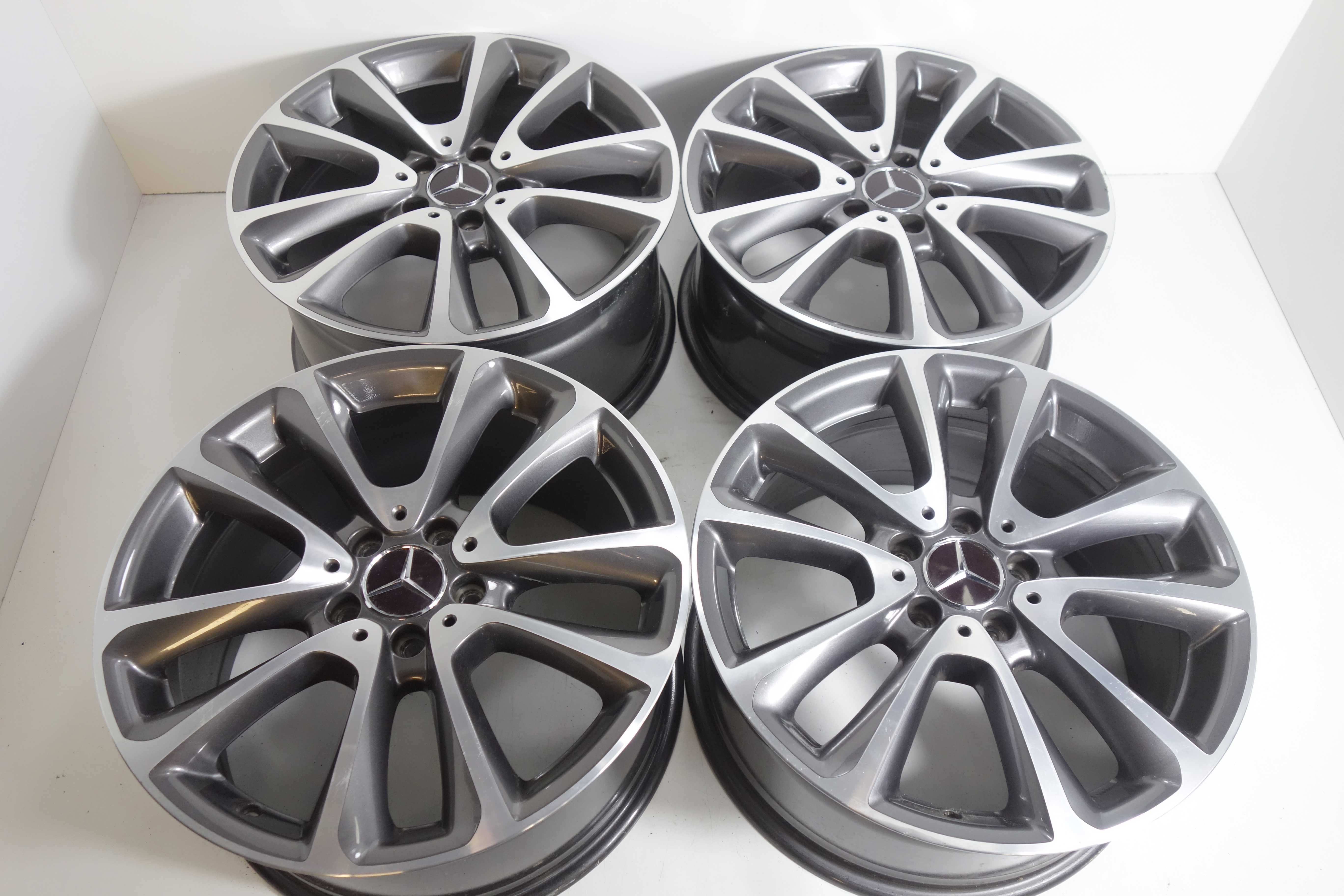 Alufelgi 18" 5x112 Mercedes C-Class E-Class CLA SLK Grafit + Poler 928