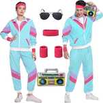 Przebranie kostium RETRO DRES DISCO strój lata 80 roz. L C502