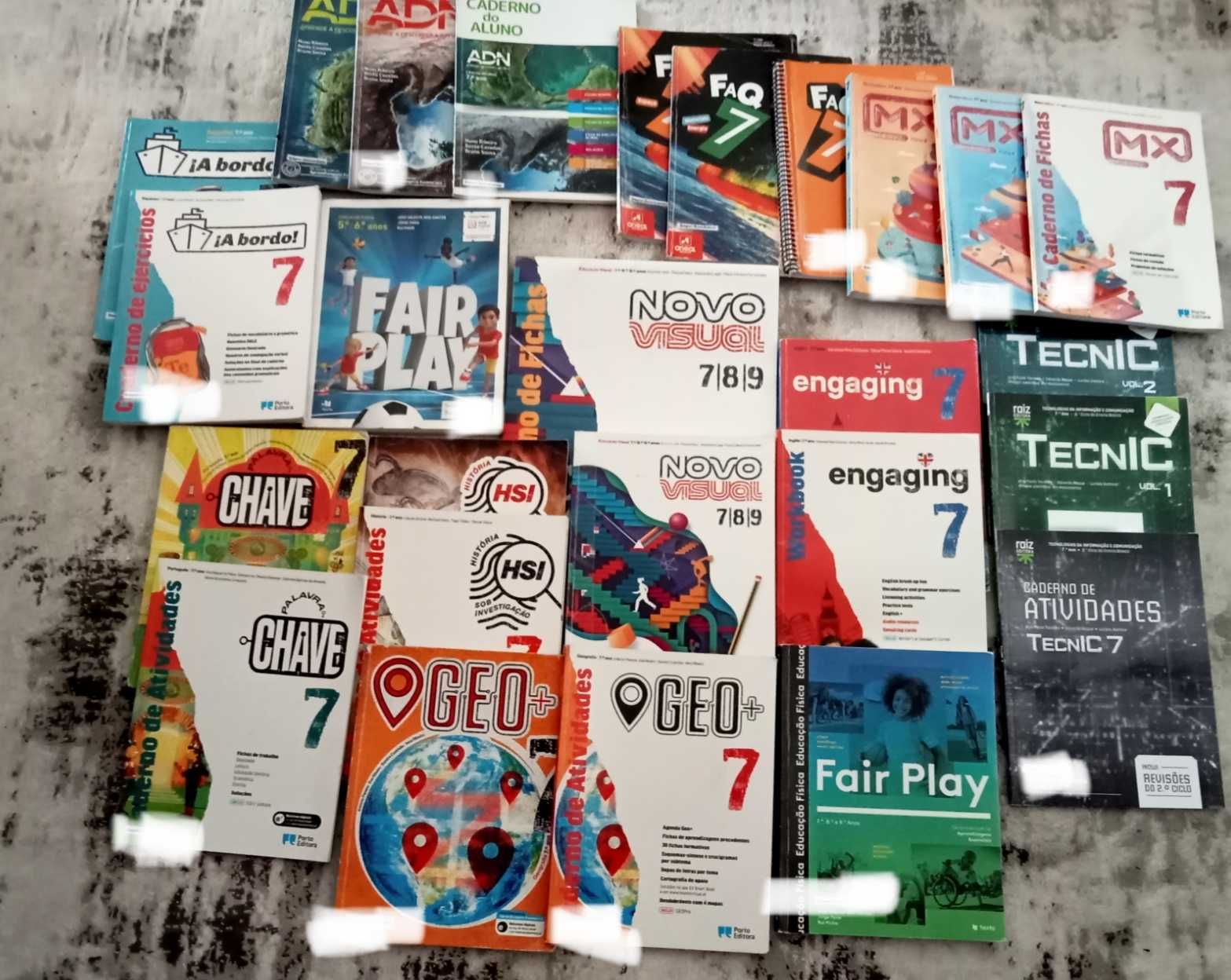 Manuais e Cadernos de Fichas 7° Ano