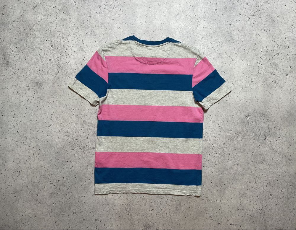 Мужская Полосатая Футболка Lyle And Scott,Оригинал,Идеал,S,кэжуал