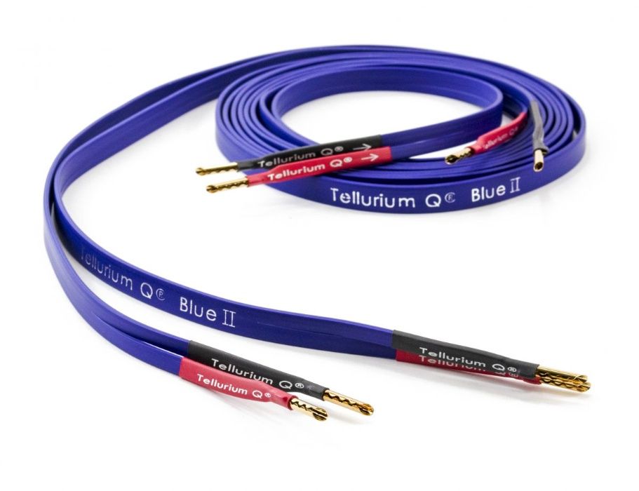 Tellurium Q Blue II 2x2m przewód głośnikowy Hi-Fi Atmosfera Dźwięku