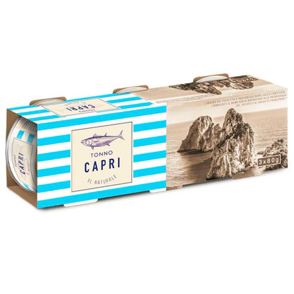 Тунець Capri у власному Соці,  240г (3шт*80 г)