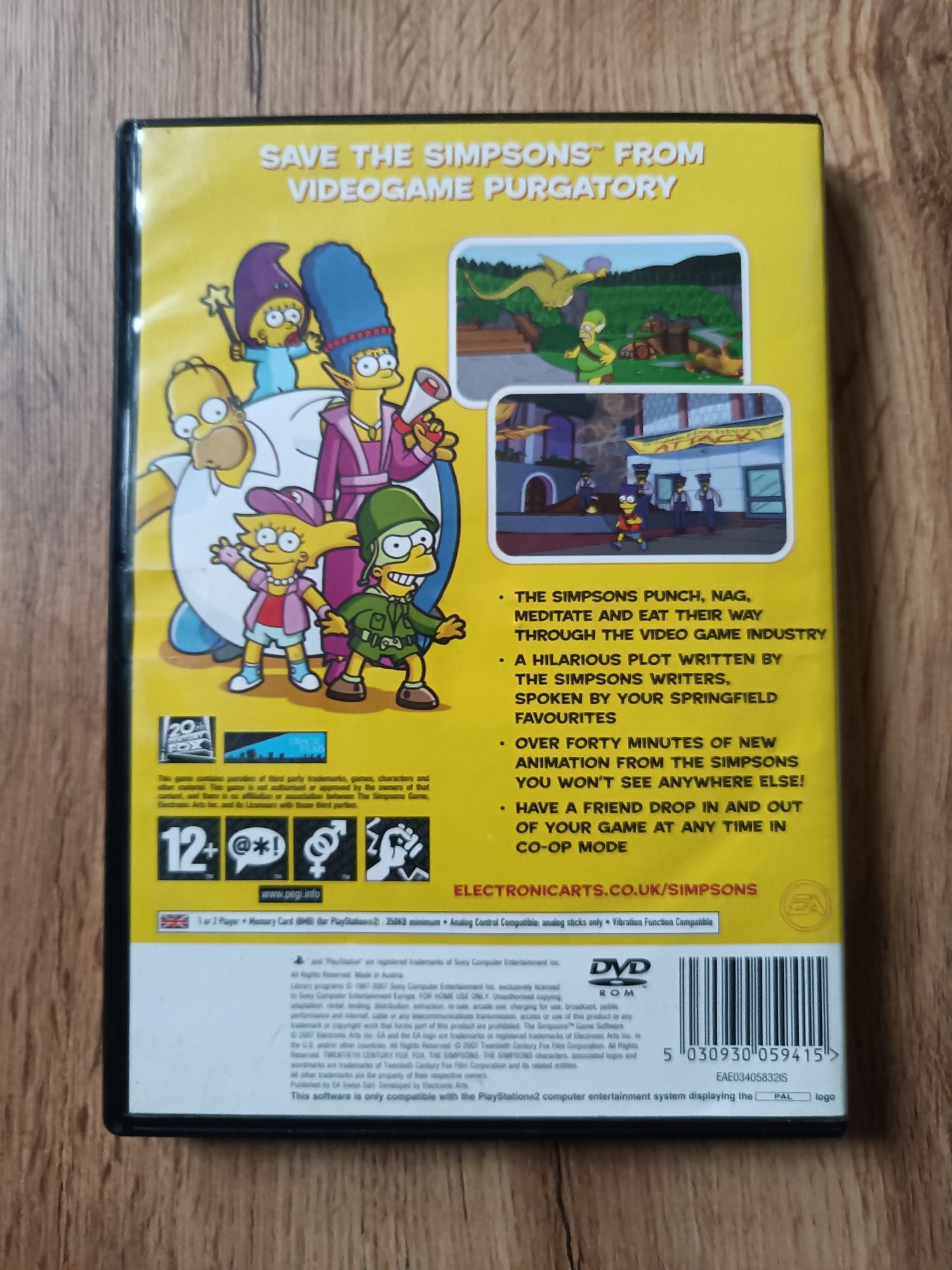 The Simpsons Game PS2