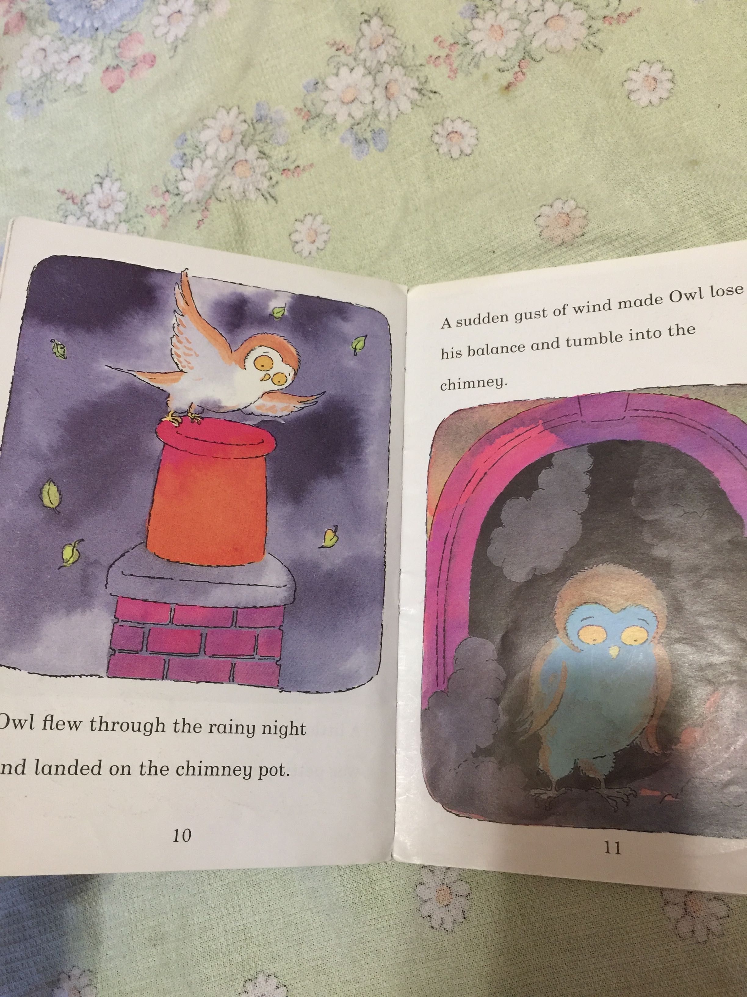 Книга для детей на английском "Сова в доме"