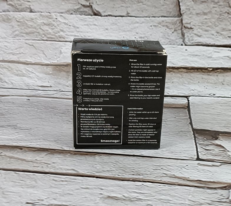 3 x filtry do butelek filtrujących Dafi