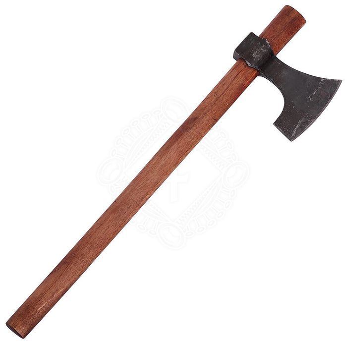Jednoręczny brodaty topór wikingów