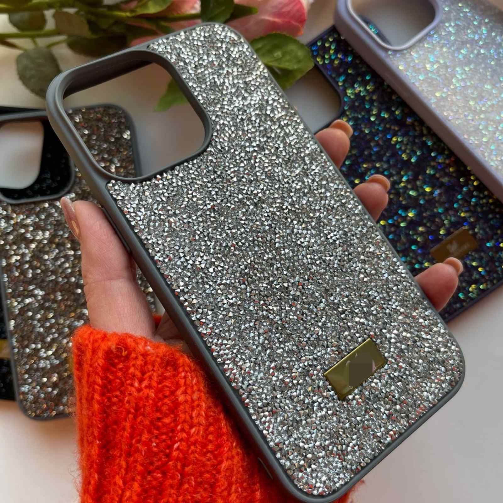 Чохол чехол с камушками стразами Swarovski сваровски iPhone 15 pro max