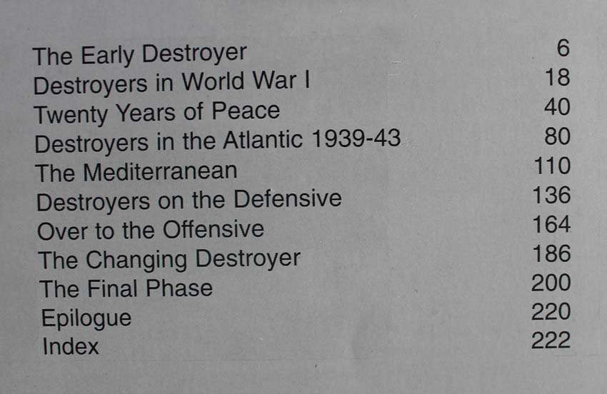 Livro Destroyers: An Illustrated History