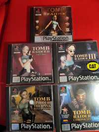 Cała seria Tomb Raider na psx wszystkie części wydania angielskie!!!