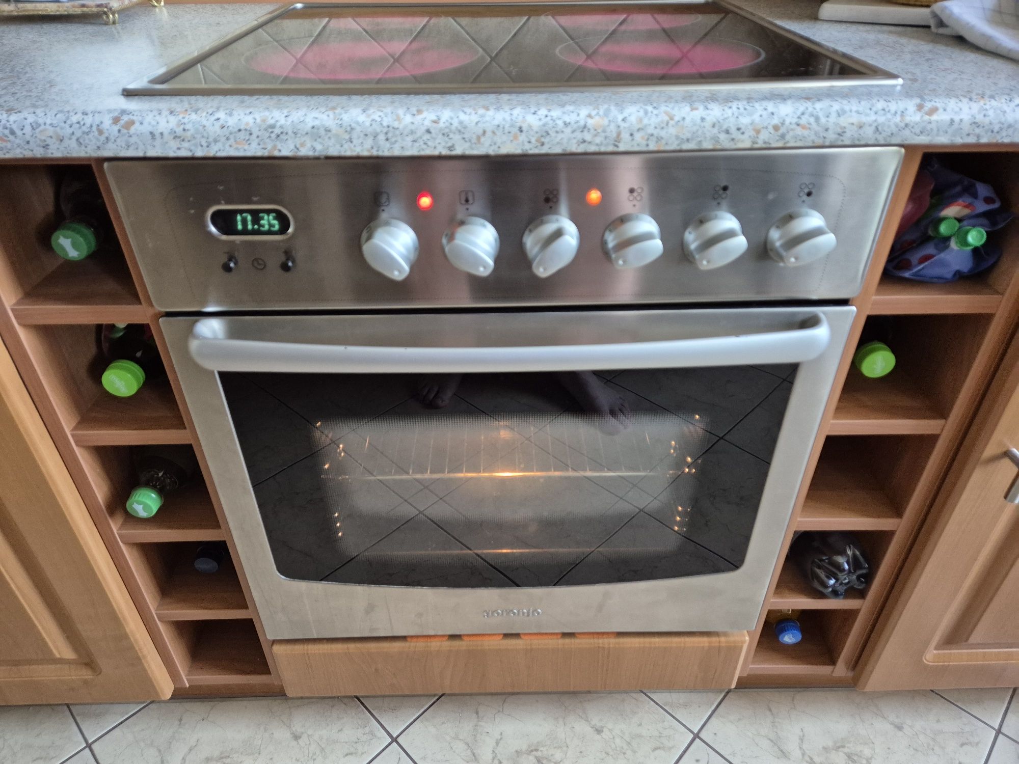 Piekarnik i płyta ceramiczna GORENJE U447E + EC60EHL