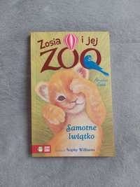 Książka Amelii Cobb z serii Zosia i jej zoo "Samotne lwiątko".