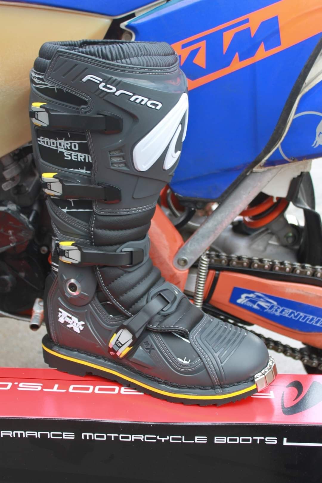 Botas motocross forma