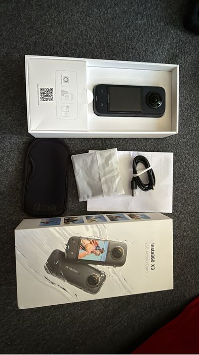 Kamera insta360 X3 + akcesoria, dystrybucja polska.