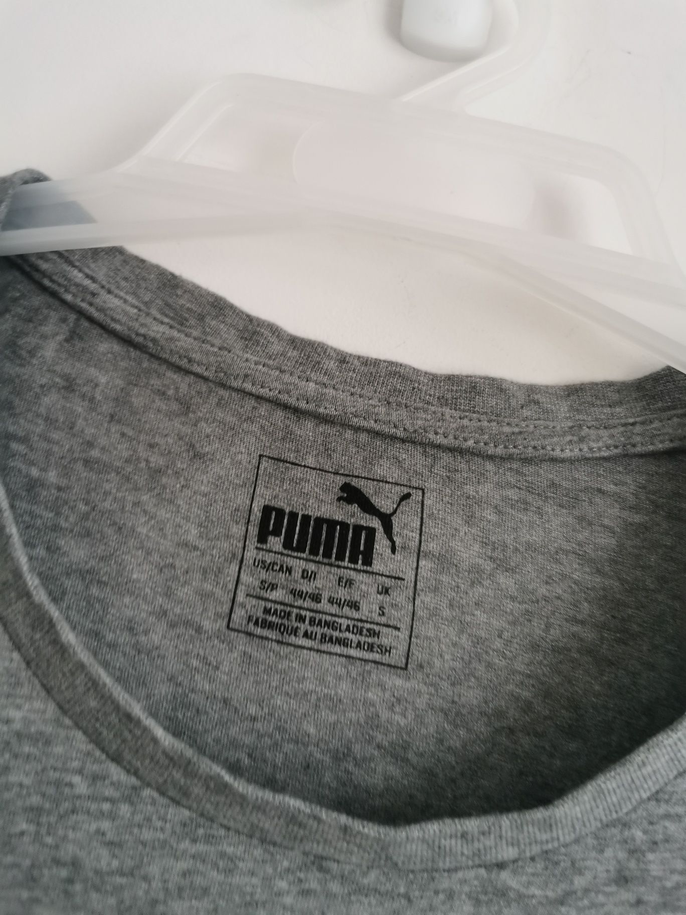 Puma t-shirt koszulka sportowa krótki rękaw męska logowana S