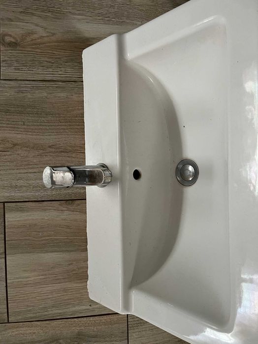 Zlew Ceramiczny 60x40x20 z Baterią Używany, Bardzo dobry Stan, 99 zł!