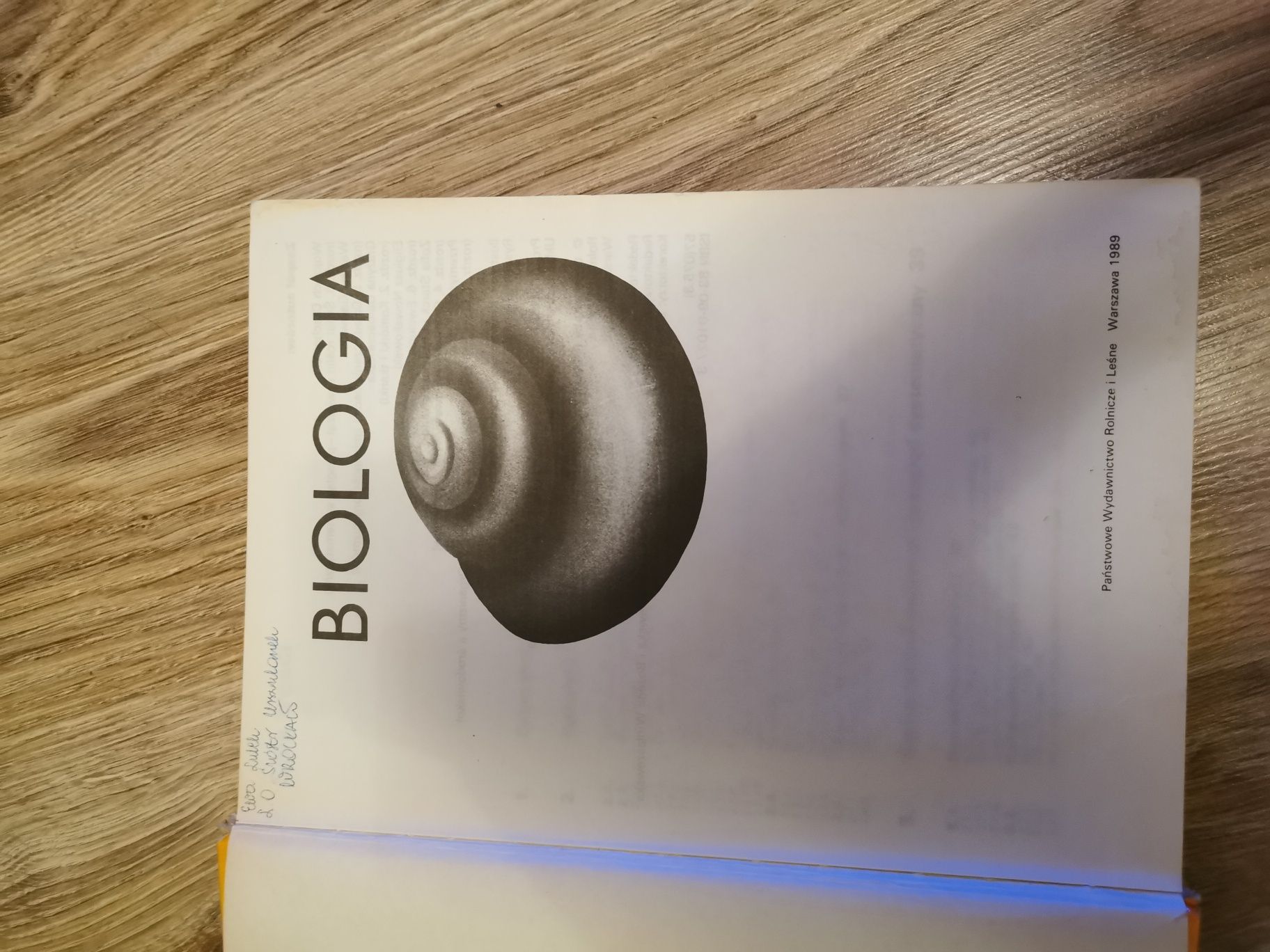 Biologia 1989 Państwowe Wydawnictwo