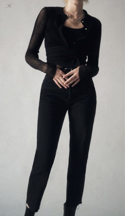 Джинсы zara 44 размер евро. 100% котон.