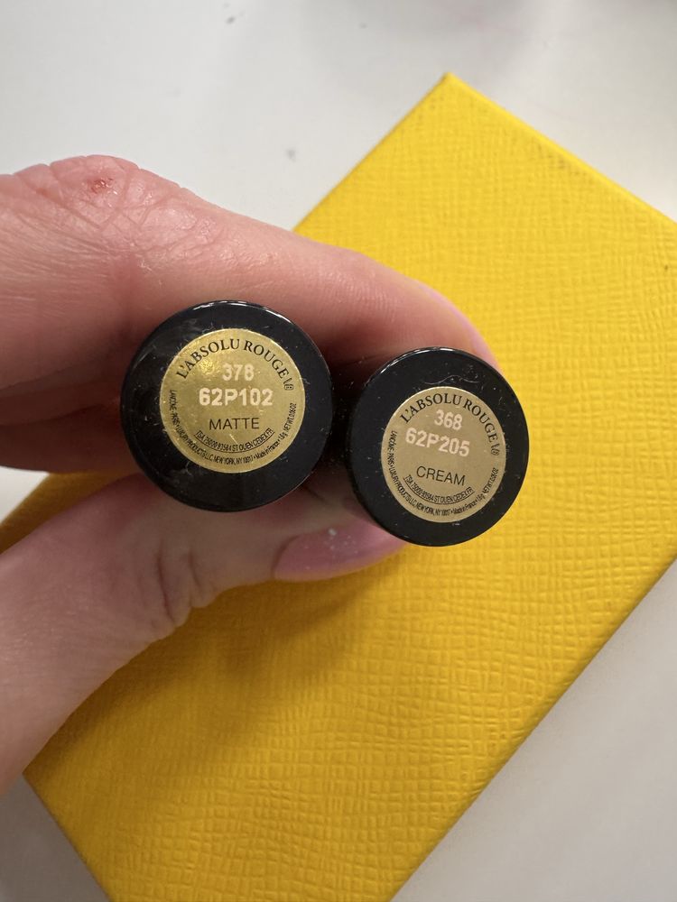 Dwie, nowe, oryginalne szminki Lancome okazja