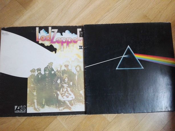 Płyta winylowa Pink Floyd Dark Side of the Moon Led Zeppelin II 1press