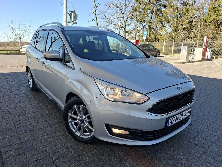 Ford Grand C-MAX 1.5D 120KM 7 Miejsc Serwis Klima Alu Nawigacja