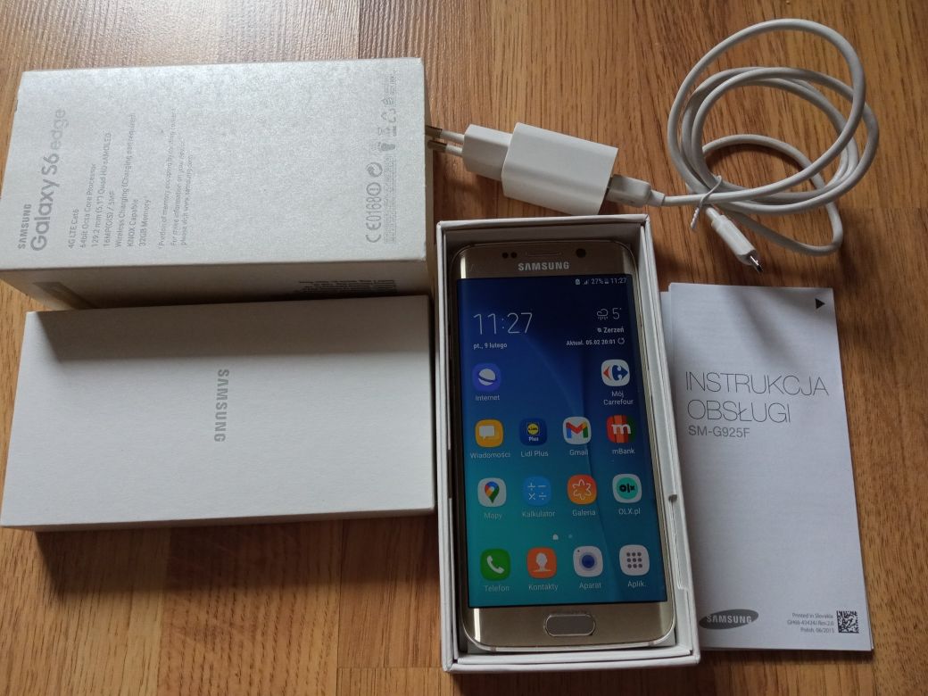 Samsung Galaxy S6 edge Gold Platinum złoty kultowy Galaxy złoty