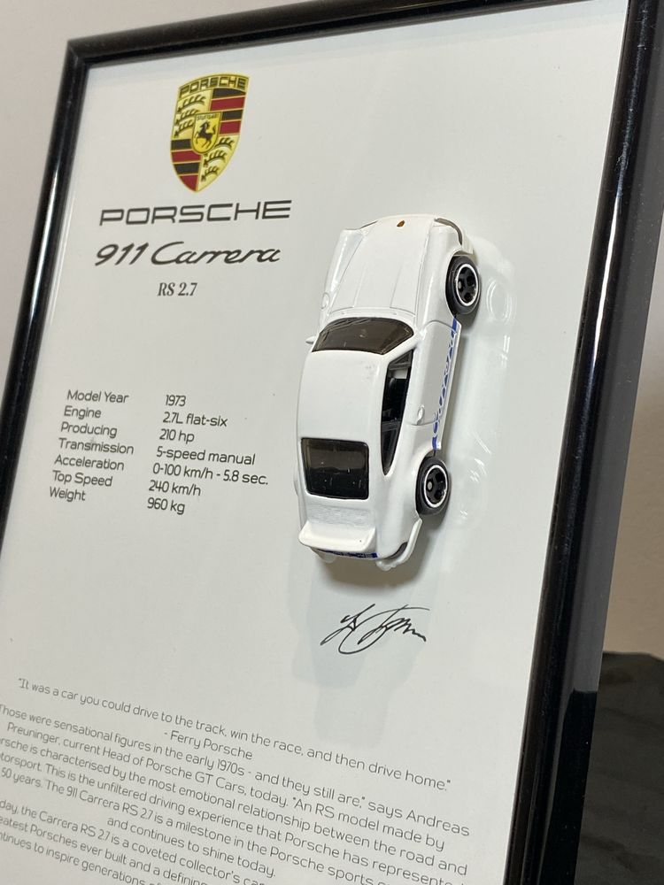 Porsche 911 Carrera na magnesach Hot Wheels